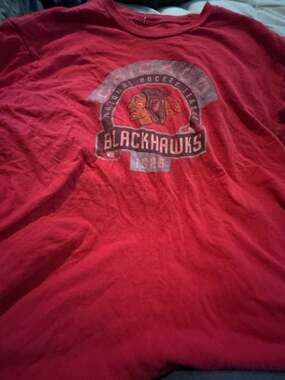 Wright & Ditson Chicago Blackhawks NHL T-Shirt Size XL